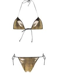 Reina Olga - Sam Snakeskin-print Bikini Set - Lyst