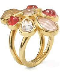 Goossens - Mini Cabochons Flower Ring - Lyst