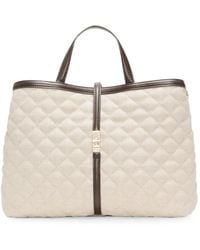 MZ Wallace - Medium Astor Quilted Linen Tote Bag - Lyst