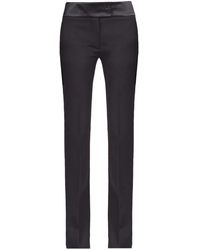 Ferragamo - Tuxedo Straight-leg Tailored Trousers - Lyst
