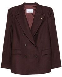 Manuel Ritz - Double-Breasted Stretch-Wool Blazer - Lyst