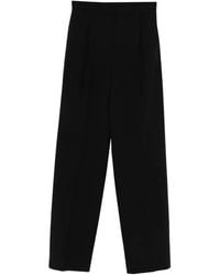 MM6 by Maison Margiela - Pleat-Detail Trousers - Lyst