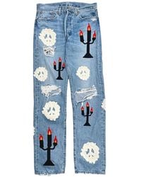 DENIM TEARS - X Levi's X Virgil Abloh 501 Message - Lyst