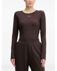 Guess - Nat Long-Sleeved Ribbed T-Shirt - Lyst