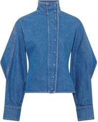 Marine Serre - Camicia Denim Moon Laser - Lyst