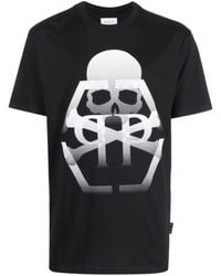 Philipp Plein - Ss Skull & Bones Crew-neck T-shirt - Lyst