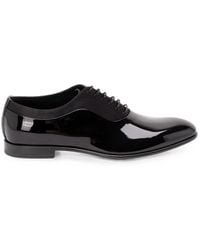 Dolce & Gabbana - Patent-Leather Lace-Up Shoes - Lyst