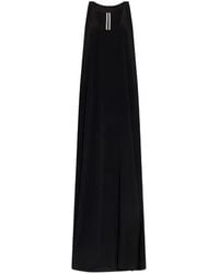 Rick Owens - Draped Sleeveless Maxi Dress - Lyst
