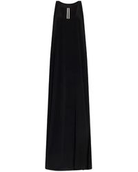 Rick Owens - Draped Sleeveless Maxi Dress - Lyst