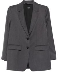 Marella - Blazer Met Gekerfde Revers En Twee Knopen - Lyst