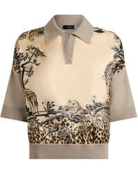 Etro - Wool-Blend Sweater With Placed Animal And Paisley Print - Lyst
