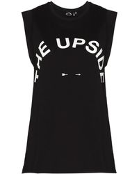 The Upside - Logo-Print Tank Top - Lyst