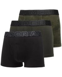 Under Armour - Print Cotton Boxers (Set Of Three) - Lyst