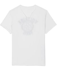 Zadig & Voltaire - Monastir Blazon-Graphic T-Shirt - Lyst