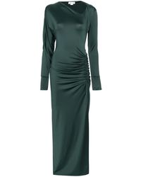 Victoria Beckham - Kleid Mit Asymmetrischem Ausschnitt - Lyst