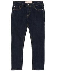 Yes London - Logo-Plaque Slim-Fit Jeans - Lyst