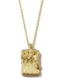 David Webb - 18K Leo-Zodiac Necklace - Lyst