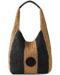 Bogner - Agno Rory Striped Straw Tote Bag - Lyst