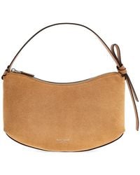 Kate Spade - Loop Suede Knotted-Strap Shoulder Bag - Lyst