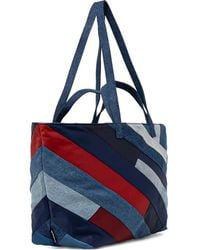 Desigual - Denim-Patchwork Tote Bag - Lyst