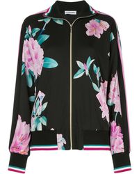 Leonard Bomberjack Met Print - Zwart