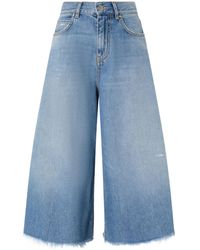 Pinko - Fringed Flared Jeans - Lyst