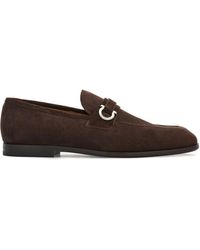 Ferragamo - Gancini-buckle Leather Loafers - Lyst