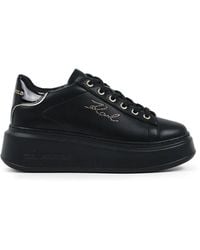KARL LAGERFELD - Anakapri Logo Platform Sneakers - Lyst