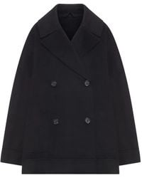 TOTEME - Double-breasted wool jacket - Lyst