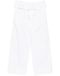 Enza Costa - Drawstring Trousers - Lyst
