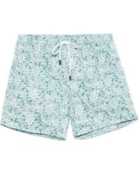 Barba Napoli - Floral-Print Swim Shorts - Lyst