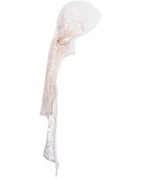 MANURI - Pixie Sequin-Embellished Headscarf - Lyst