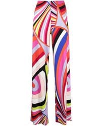 Emilio Pucci - Straight trousers - Lyst