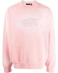 FIVE CM - Logo-embroidered Washed Cotton Sweatshirt - Lyst