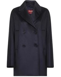 Max Mara - Cappotto Con Revers A Lancia - Lyst