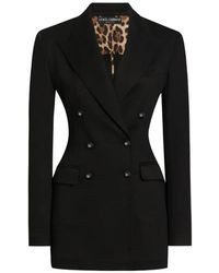 Dolce & Gabbana - Double-Breasted Blazer Jacket - Lyst