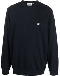 Carhartt - Pullover Mit Logo-Stickerei - Lyst
