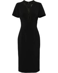 Elie Saab - レースパネル ドレス - Lyst