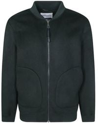 Amaranto - Zip-Up Bomber Jacket - Lyst