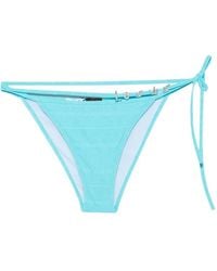 Loewe - Bas De Bikini À Breloque Logo Et Liens À Nouer Sur Les Côtés - Lyst