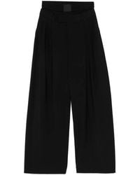 Alexander Wang - Boxer-Detailed Wide-Leg Trousers - Lyst