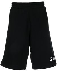 Givenchy - Pantalones cortos de chándal con logo - Lyst
