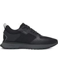 HUGO - Jonah Panelled Sneakers - Lyst