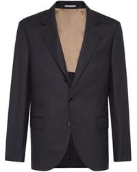Brunello Cucinelli - Houndstooth Virgin-Wool Blazer - Lyst