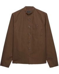 Prada - Chest-Pocket Collared Shirt - Lyst