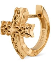 Emanuele Bicocchi - Notre-Dame Cross Hoop Earring - Lyst