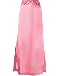 Sa Su Phi - Crinkled Silk Maxi Skirt - Lyst