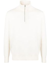 Sandro - Quarter Zip Sweater - Lyst