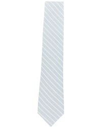AURALEE - Stripe-Pattern Wool Tie - Lyst