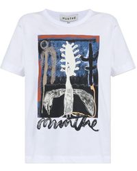 Munthe - Abstract-Print T-Shirt - Lyst